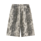 Snake Print Shorts