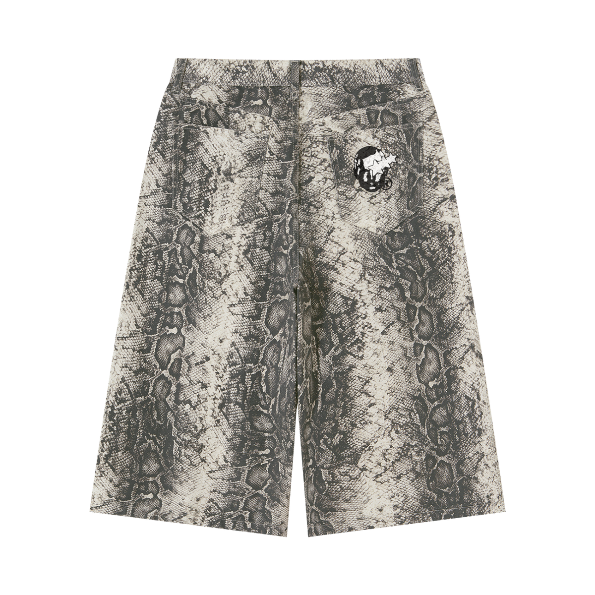 Snake Print Shorts
