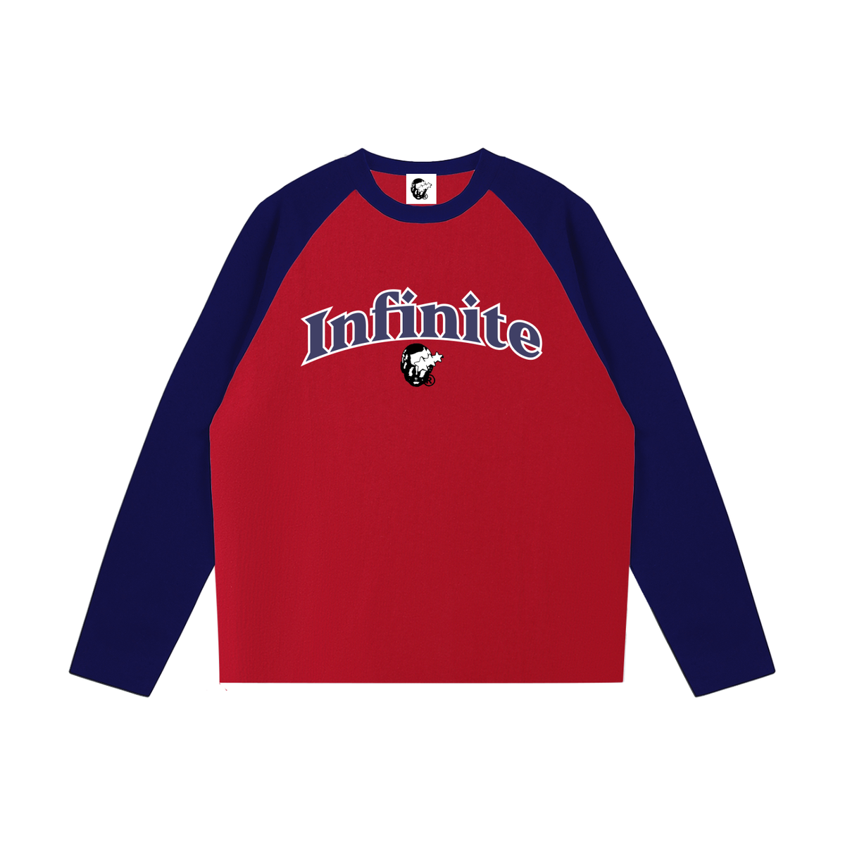 Color-Blocked Raglan Long-Sleeve T-Shirt
