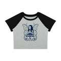 Butterfly Raglan Baby Tee