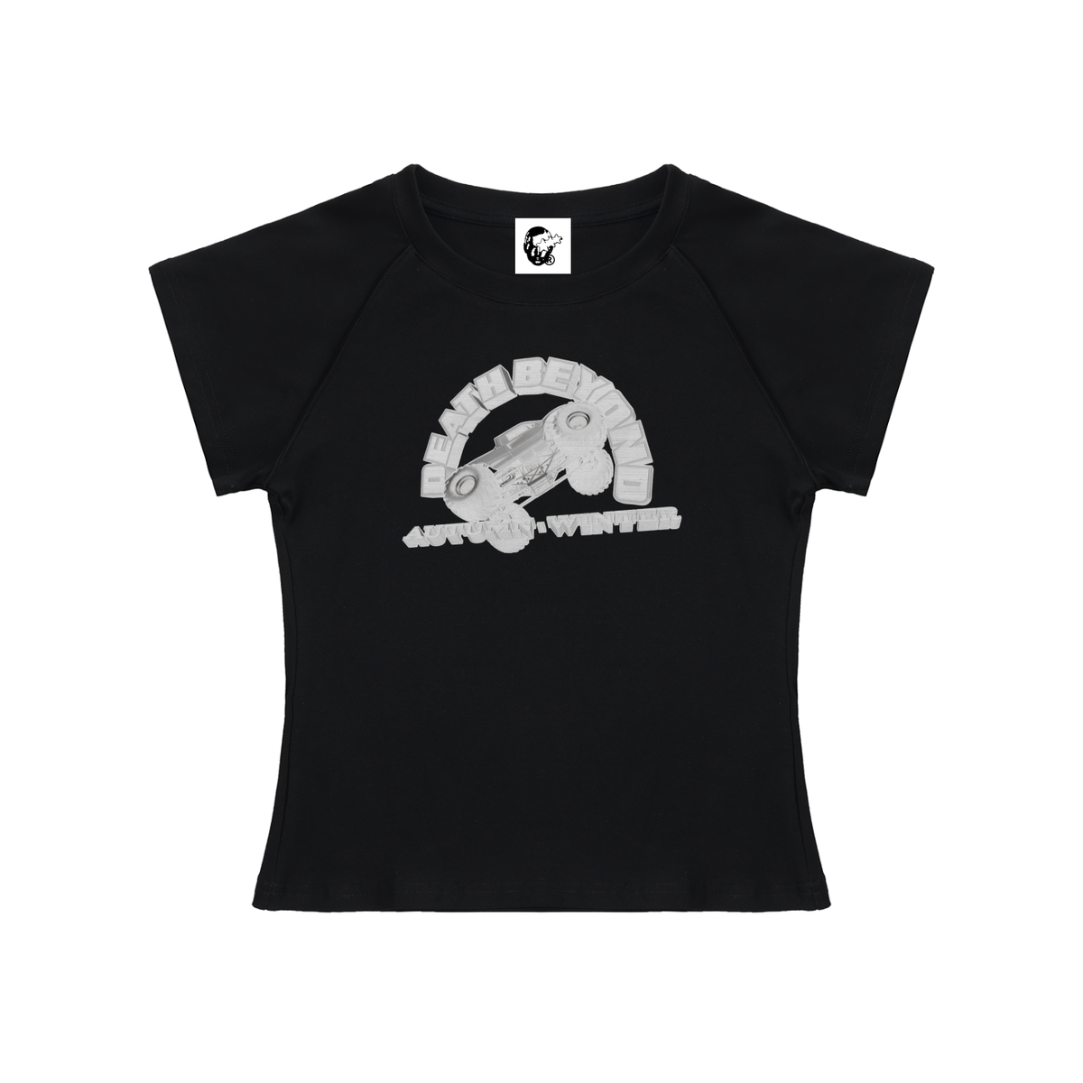Solid Color Raglan Sleeve Crop Top