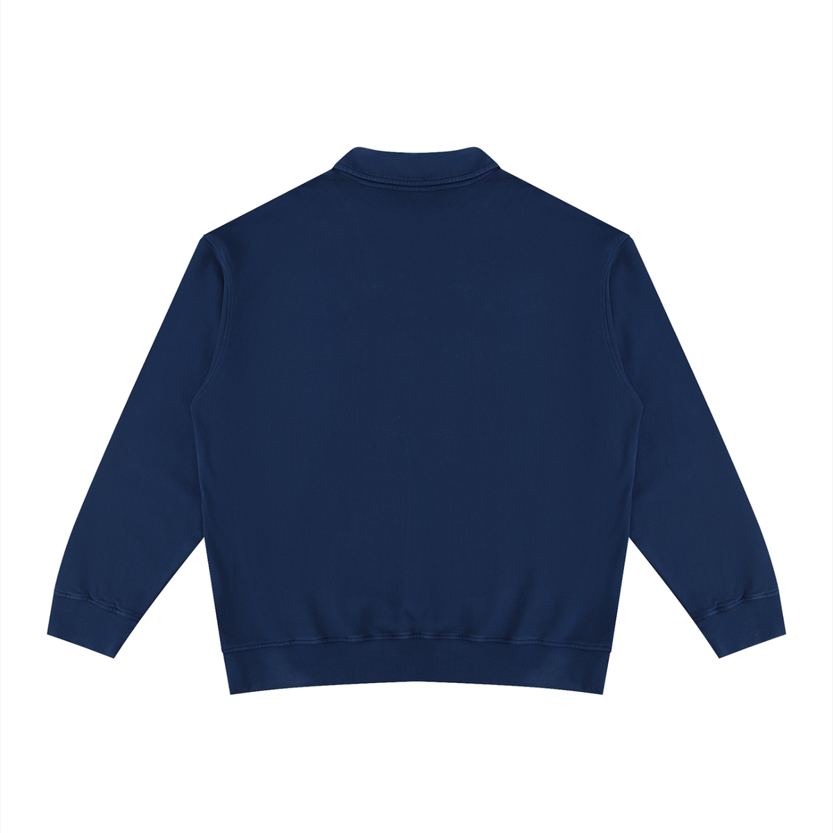 Unisex Vintage Wash Collared Sweatshirt
