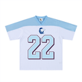 Oversized Mesh V-Neck Soccer Jersey