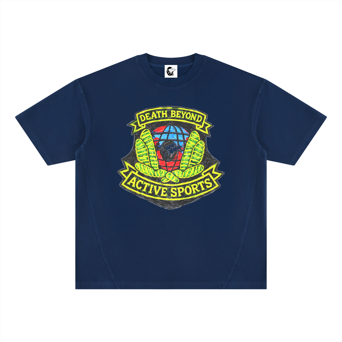 Unisex Vintage Wash Paneling T-Shirt