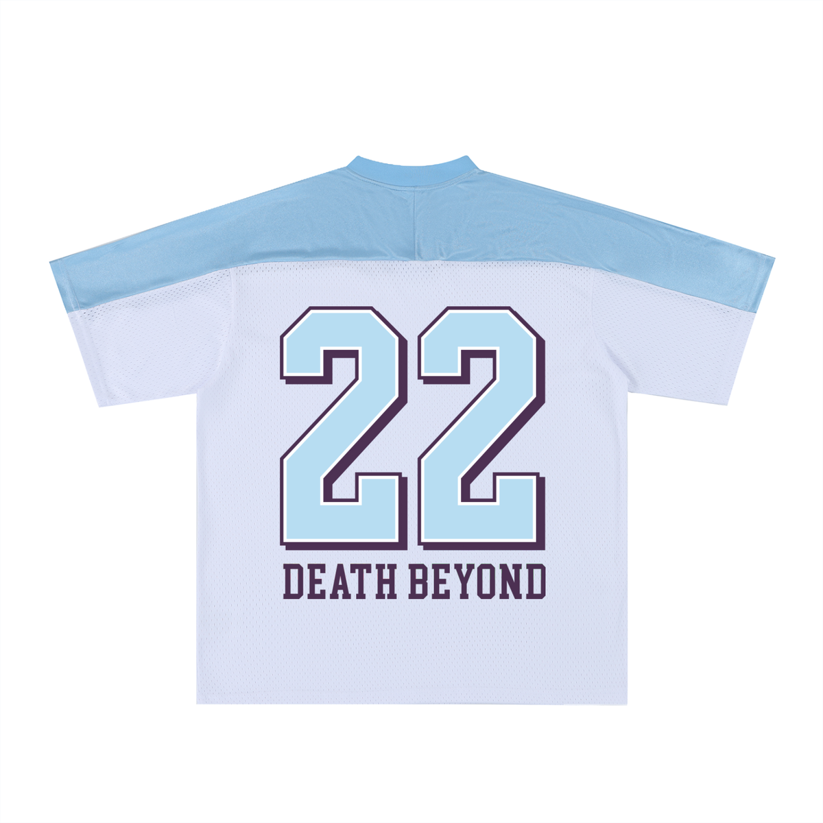 Oversized Mesh V-Neck Soccer Jersey